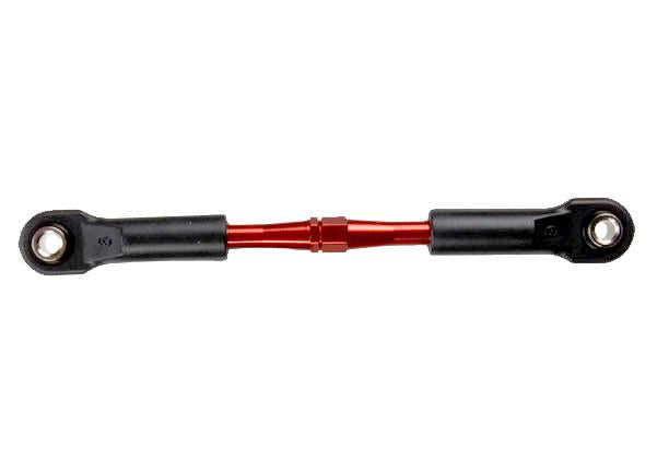 Traxxas - TRX3738 - Turnbuckle, aluminum (red-anodized), camber link, rear, 49mm (1) (assembled w/ rod ends & hollow balls) (See part 3741A for comp