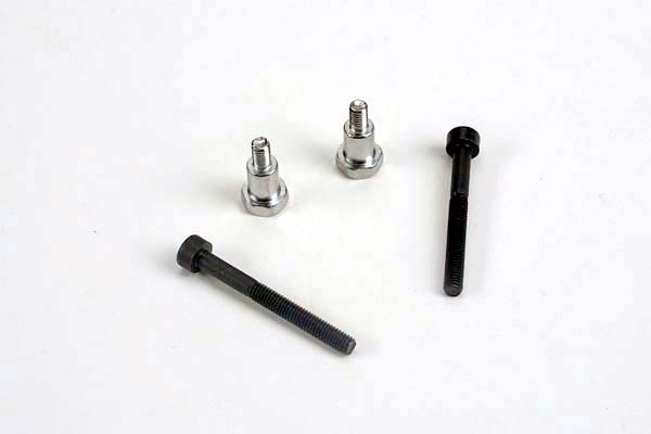 Traxxas - TRX3742 -  Shoulder screws, steering bellcranks (3x30mm cap-head machine) (2)/ draglink shoulder screws (chrome) (2)