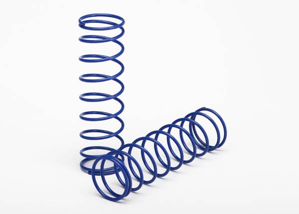 Traxxas - TRX3757T - Springs, rear (blue) (2)