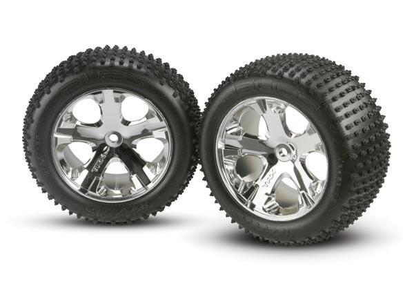 Traxxas - TRX3770 - Alias® dæk limet på 2.8" fælge med 12 mm hex - 2 stk