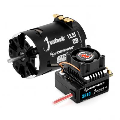 Hobbywing - HW38020371 - Xerun combo XR10 G3S ESC and 13.5T Justock JS4 G3 Brushless Motor G2.1