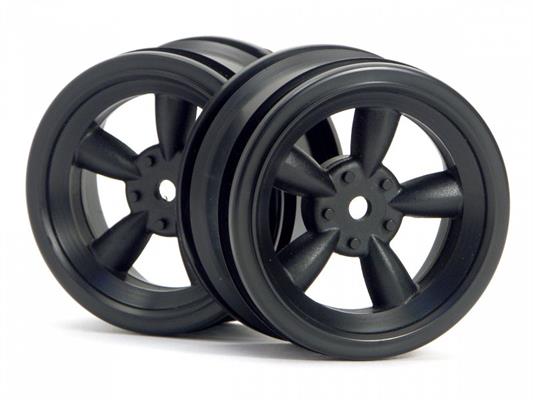 HPI - HP3816 - Vintage 5 Spoke Wheel 26Mm Black (0Mm Offset)