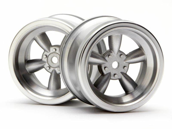 HPI - HP3820 -VINTAGE 5 SPOKE WHEEL 31mm MATTE CHROME 6mm OFFSET