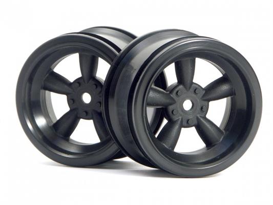 HPI - HP3821 - Vintage 5 Spoke Wheel 31Mm (Wide) Black 6Mm Offset