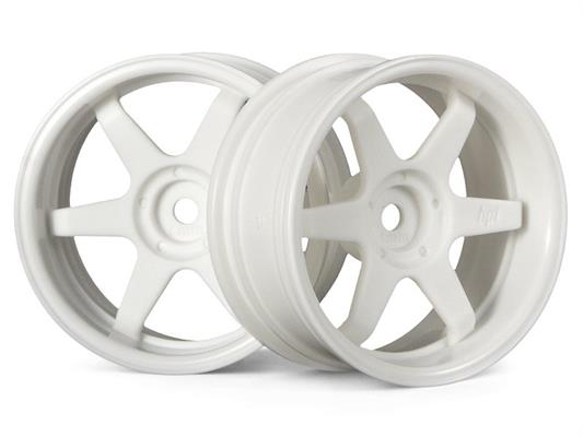 HPI - HP3845 - Te37 Wheel 26Mm White (6Mm Offset)