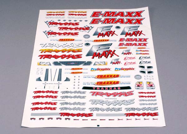 Traxxas - TRX3913 - Decal sheet, E-Maxx®