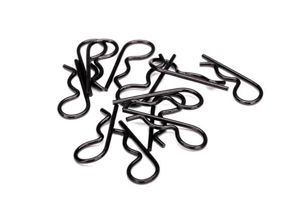 Traxxas - TRX3934A - Karosseri clips, heavy duty (sorte) - 12 stk