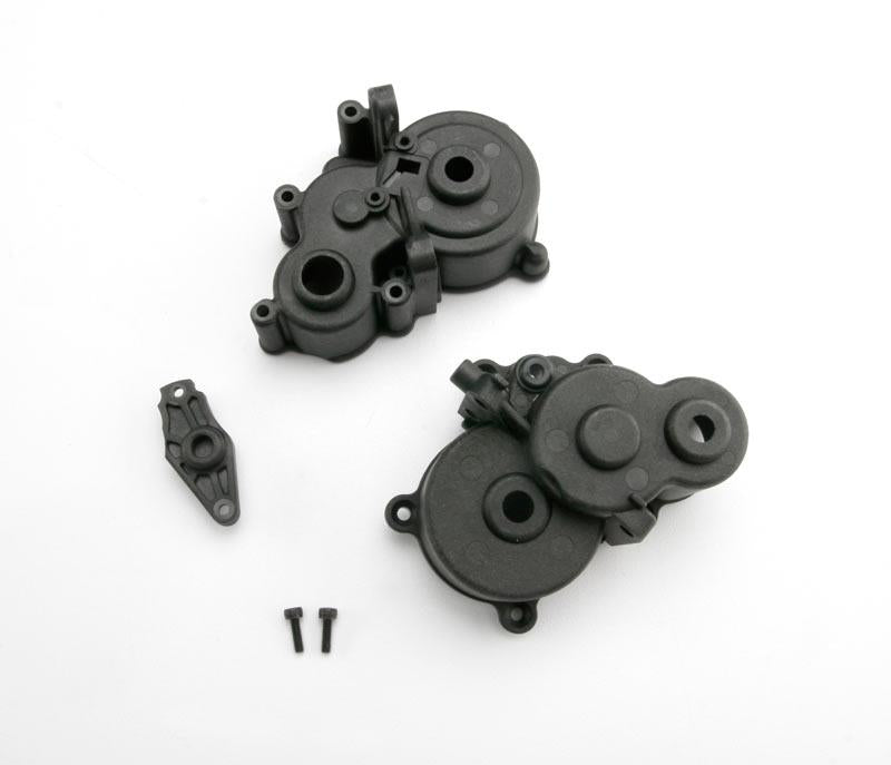 Traxxas - TRX3991 - Gearbox halves (f&r)/ screws (3x12 RST)(5)/40mm guide pin/ idler gear shafts (2)/idler gear shaft support (1)