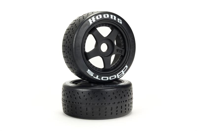 Arrma - ARA550062 - DBOOTS HOONS Dæk limet på 2.9" 5-eger fælge med 17mm hex - 42mm Bred/100mm Høj - Hvid compound - 2 stk