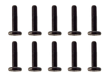 Team Associated - AE41093 - Screws, M3x0.5x16mm LP SHCS, black