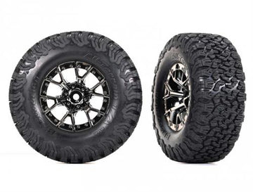 Tires & wheels, assembled, glued (Ford Raptor R black chrome wheels, BFGoodrich® All-Terrain™  T/A® KO2 tires, foam inserts) (2)