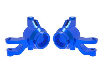 Traxxas - TRX10734-BLUE - Steering Blocks Alu Blue (Pair) Mini Maxx