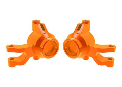 Traxxas - TRX10734-ORNG - Steering Blocks Alu Orange (Pair) Mini Maxx