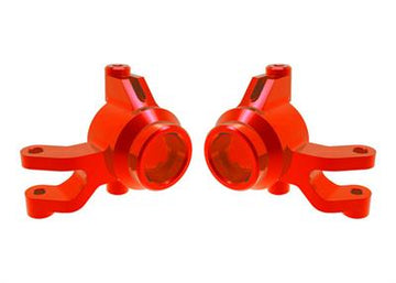 Traxxas - TRX10734-RED - Steering Blocks Alu Red (Pair) Mini Maxx