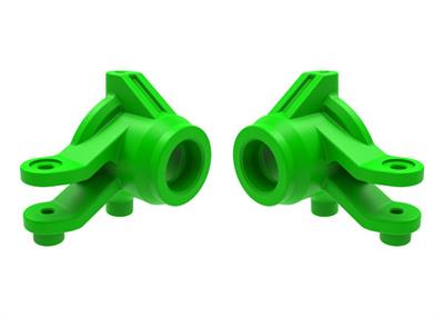 Traxxas - TRX10736-GRN - Steering Blocks Green (Pair) Mini Maxx