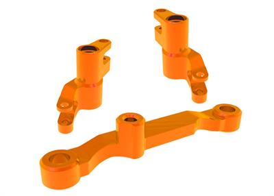 Traxxas - TRX10743-ORNG - Steering Bellcranks Alu Orange Mini Maxx