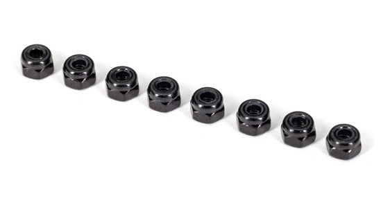 3mm Lock Nut Black (12)