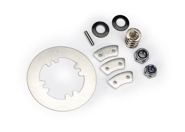 Rebuild kit (heavy duty), slipper clutch (steel disc/ aluminum friction pads (3)/ spring (1)/ 2x9.8mm pin/ 5x8mm MW/ 5.0mm NL (1)/ 4.0mm NL (1))