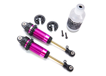 Shocks Alu Pink GTR XX-Long without springs (2)