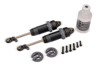 Shocks Steel Gray GTR XX-Long without springs (2)