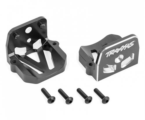 Traxxas - TRX7760G - Motor Mounts Front & Rear Set Alu Gray X-Maxx, XRT