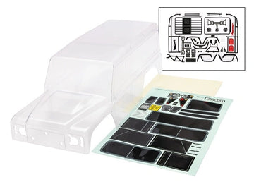 Traxxas - TRX8050 - Body Land Rover Defender Clipless Complete Transparent