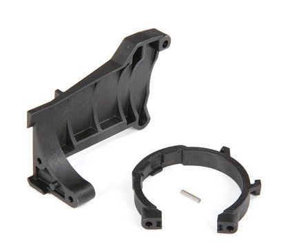 Traxxas - TRX8960X - Motor mounts (front and rear)/ 4x10 BCS with split and flat washers (1)/ pin (1) (for installation of