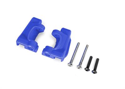 Traxxas - TRX9135-BLUE - Caster blocks (c-hubs), extreme heavy duty, blue (left & right)