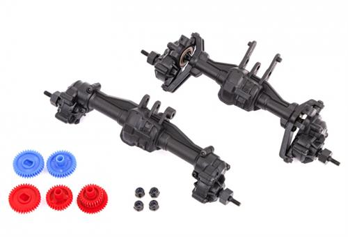 Traxxas - TRX9843R - Portal Kit Front + Rear Complete (2.56:1 Reduction) TRX-4M