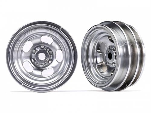 Traxxas - TRX9869 - 1.0" Wheels Satin Chrome (2)