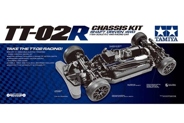 Tamiya - 47326 - 1/10 R/C TT-02R Chassis Kit
