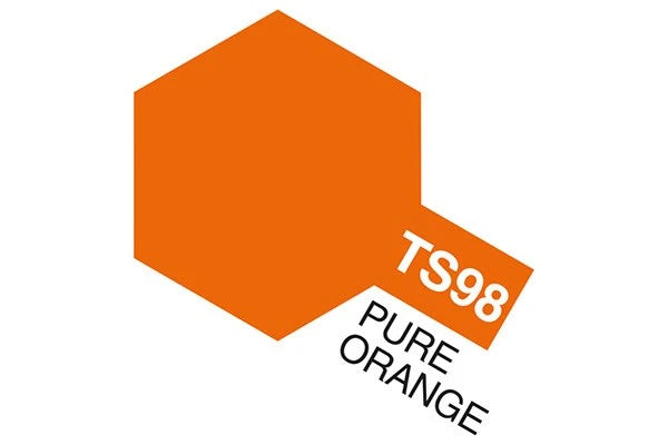 Tamiya - TS-98 - Pure Orange (Gloss) - Spraymaling - 100 ml