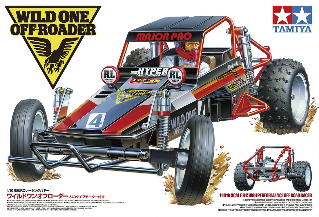 Tamiya -58525 - 1/10 R/C Wild One Off-Roader - Samlesæt