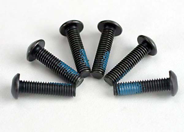 Traxxas - TRX5282 - 3x12mm Skruer med hoved - 6 stk