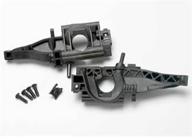 Traxxas - TRX5329 - Bulkhead, rear (L&R halves)/ diff retainer, rear/ 4x14mm BCS (2)