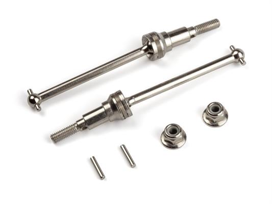 Blackzon - 540067 - Metal CVD Front Driveshafts (2pcs)