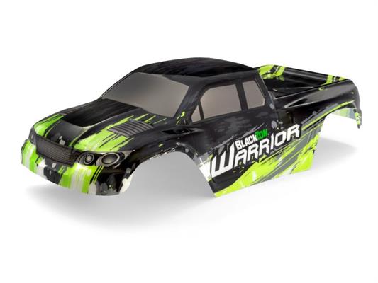 Blackzon - 540076 - Blackzon Warrior Bodyshell (Black/Green)