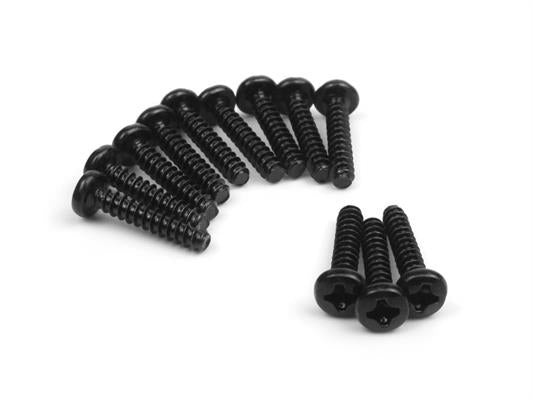 Blackzon - 540156 - Pan Head Self Tapping Screws 3x15mm (12pcs)