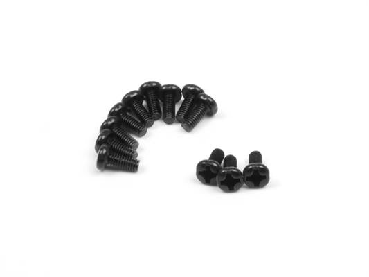 Blackzon - 540157 - Pan Head Screws 2.5x6mm (12pcs)