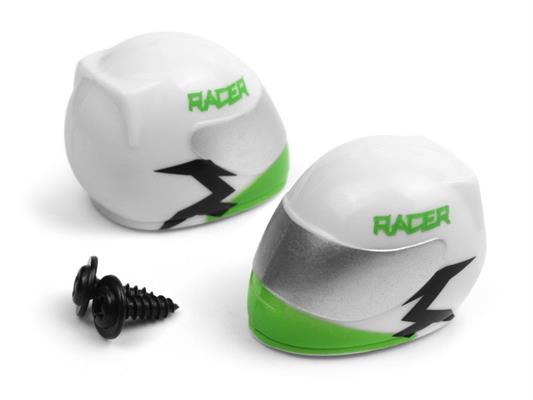 Blackzon - 540173 - Driver Helmet (Green/2pcs)