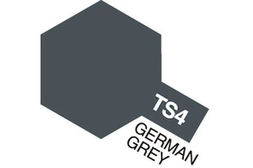 Tamiya - TS-4 - German Grey (Flat) - Spraymaling - 100 ml