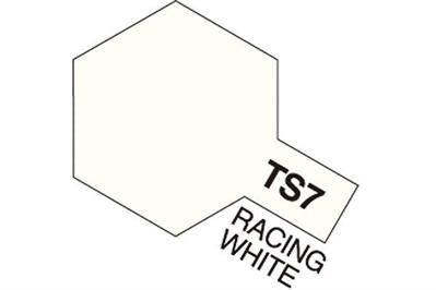 Tamiya - TS-7 - Racing White (Gloss) - Spraymaling - 100 ml