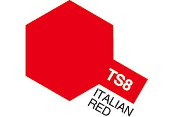 Tamiya - TS-8 - Italian Red (Gloss) - Spraymaling - 100 ml