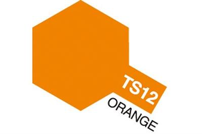 Tamiya - TS-12 - Orange (Gloss)  - Spraymaling - 100 ml