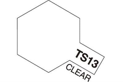 Tamiya - TS-13 -  Clear (Gloss) - Spraymaling - 100 ml