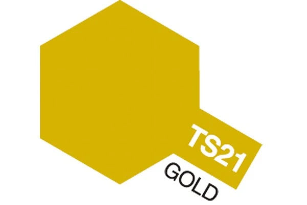 Tamiya - TS-21 - TS-21 Gold (Gloss) - Spraymaling - 100 ml