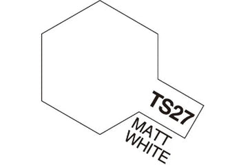 Tamiya - TS-27 - Matt White (Flat) - Spraypaint - 100 ml