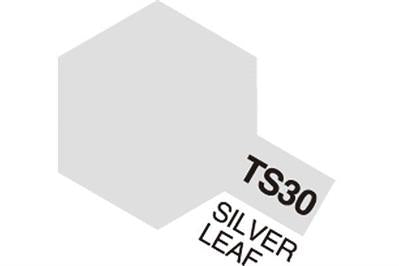 Tamiya - TS-30 - Silver Leaf (Gloss) - Spraymaling - 100 ml