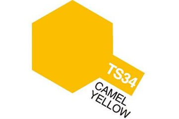 Tamiya - TS-34 - Camel Yellow (Gloss) - Spraymaling - 100 ml