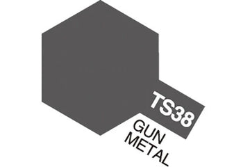 Tamiya - TS-38 - Gun Metal (Gloss) - Spraymaling - 100 ml